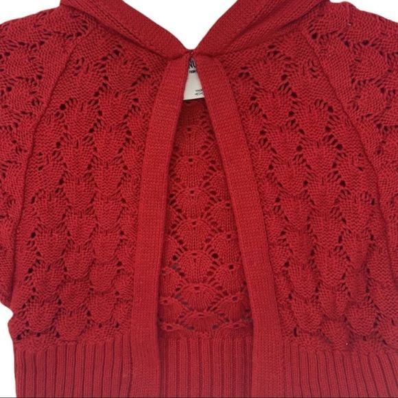 Girls Sz 2 Red OshKosh Hooded Sweater - Picture 3 of 5